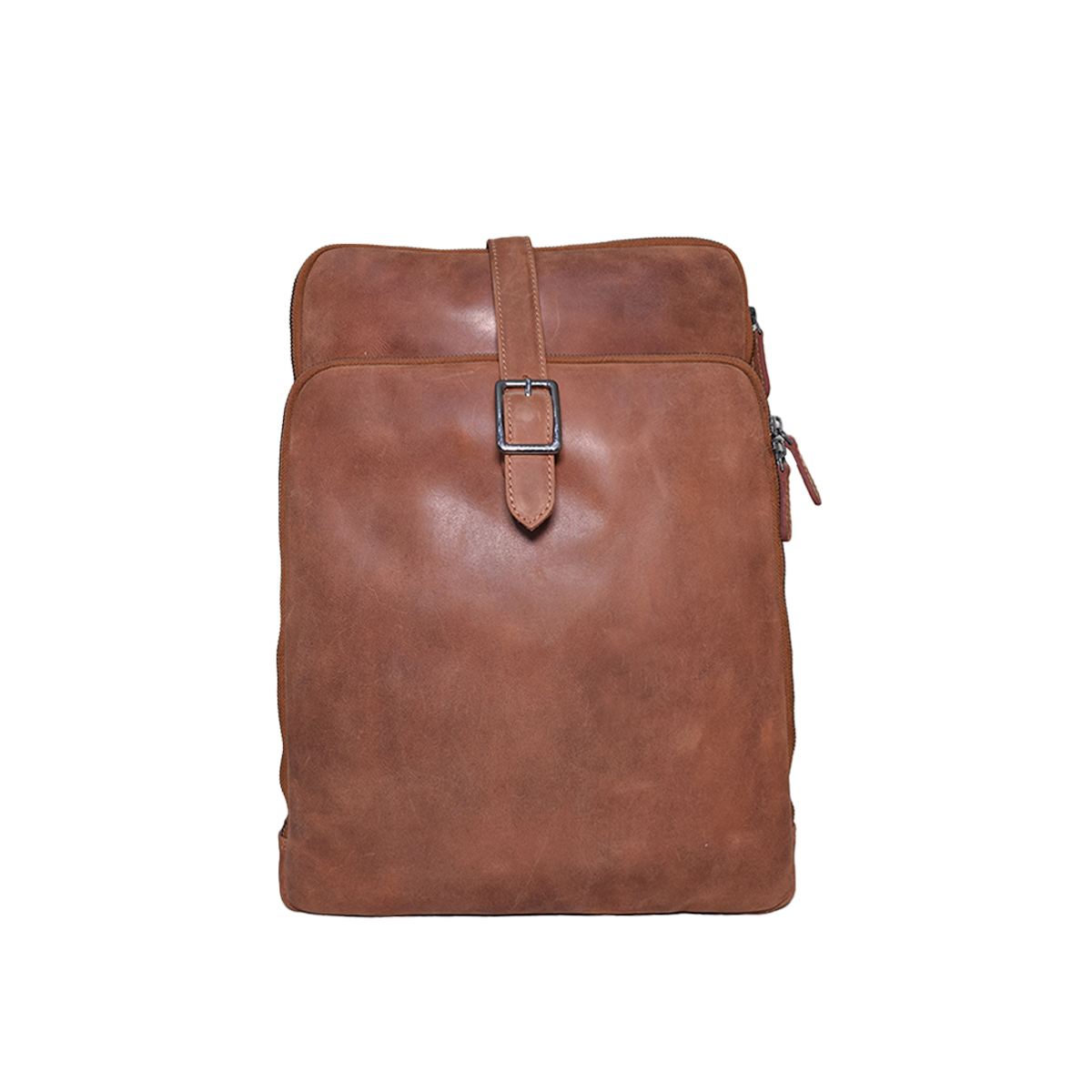 Leather Cognac Bacpack